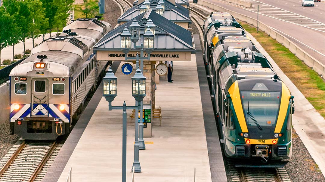 Commuter rail station- Denton county